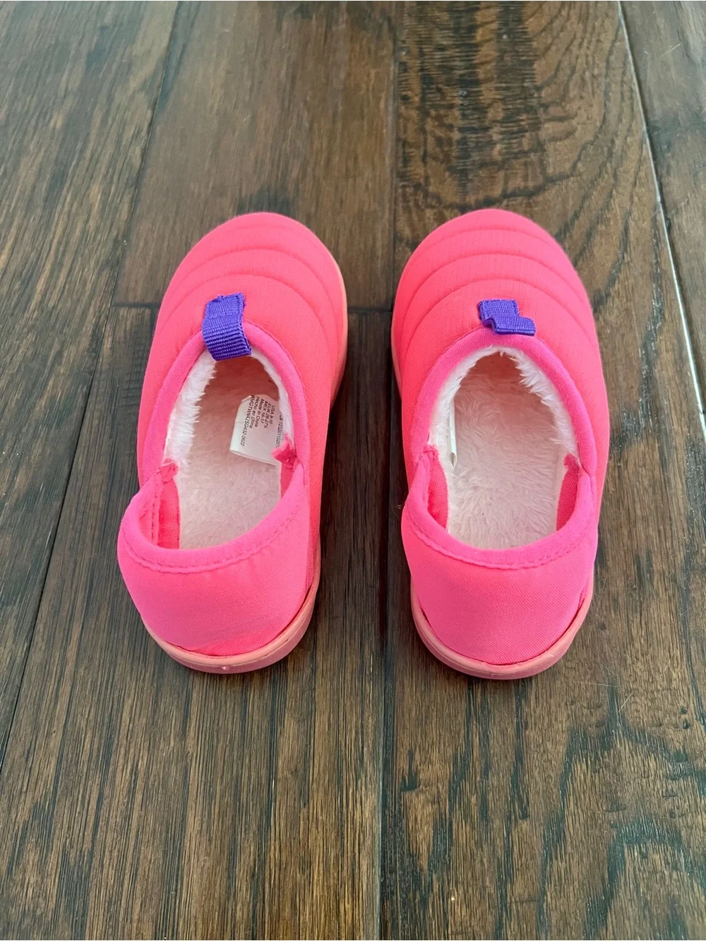Kids Pink Cozy Slip-On Shoes